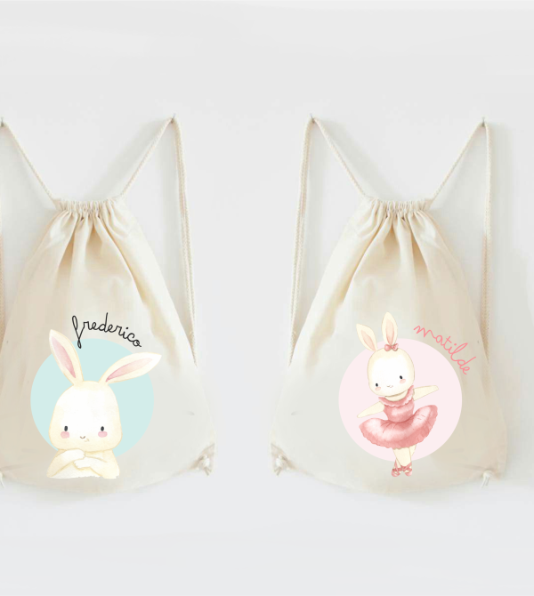 Mochila coelhos