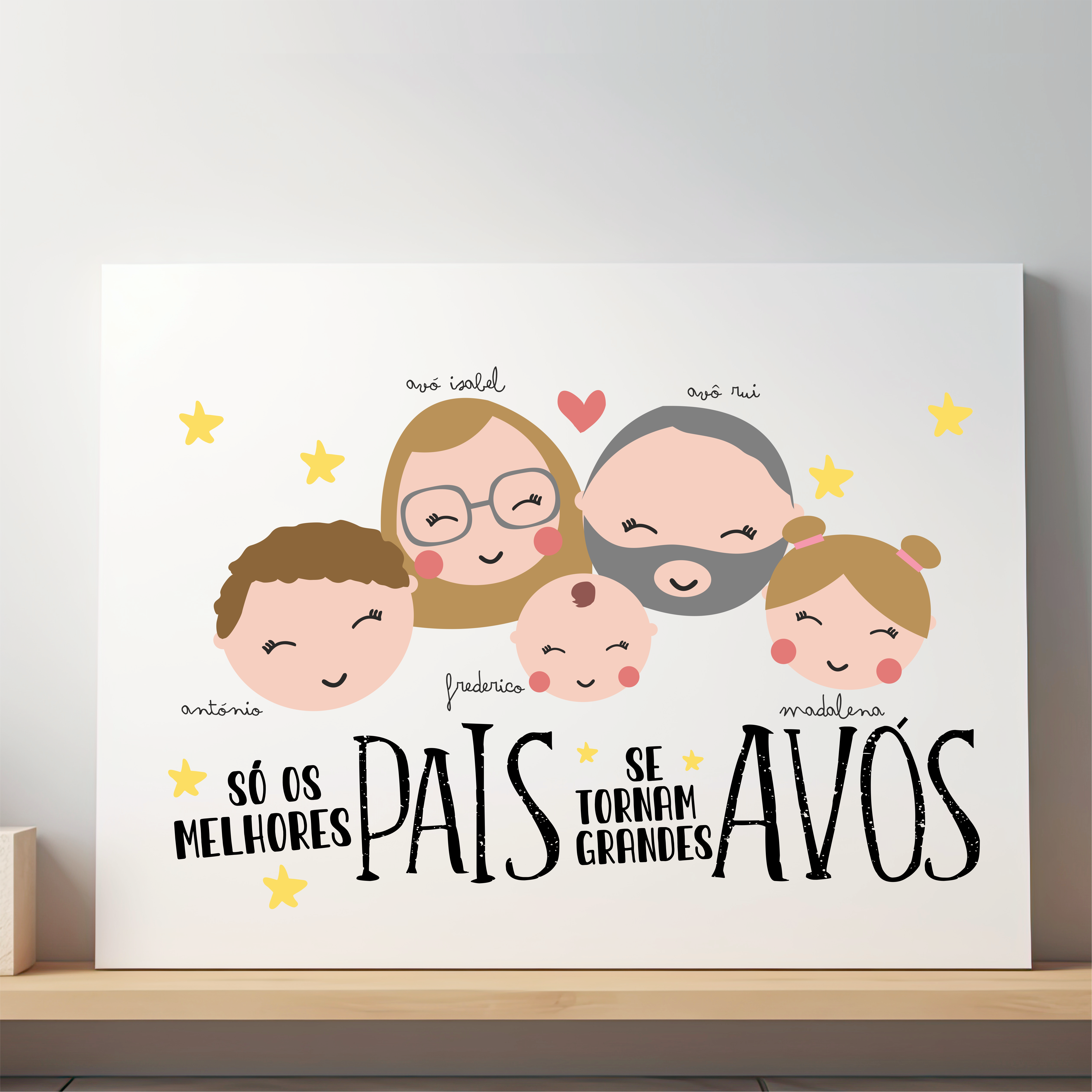 Tela caricatura família - Image 2