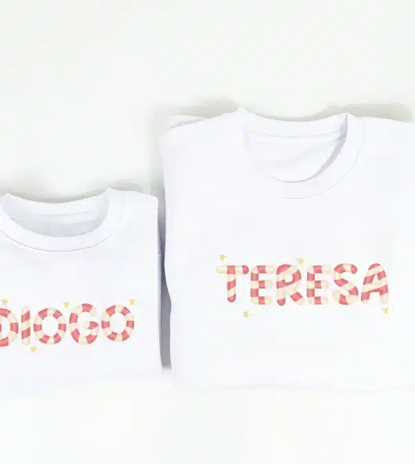 Camisola Natal candy name