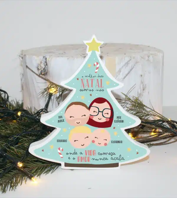 Arvore de madeira caricatura