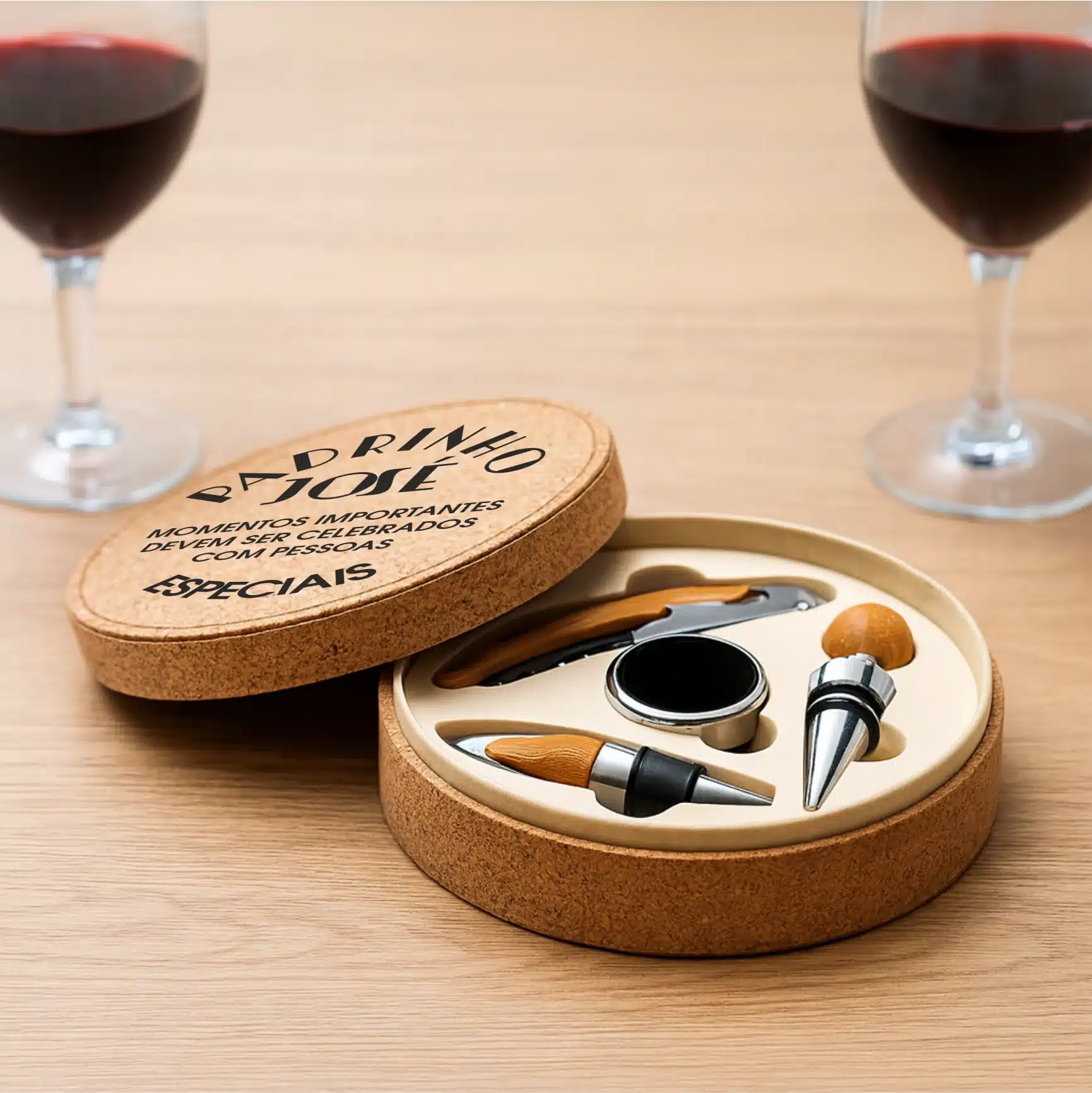 Kit vinho personalizado