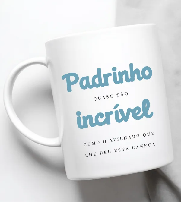 Caneca padrinho incrivel